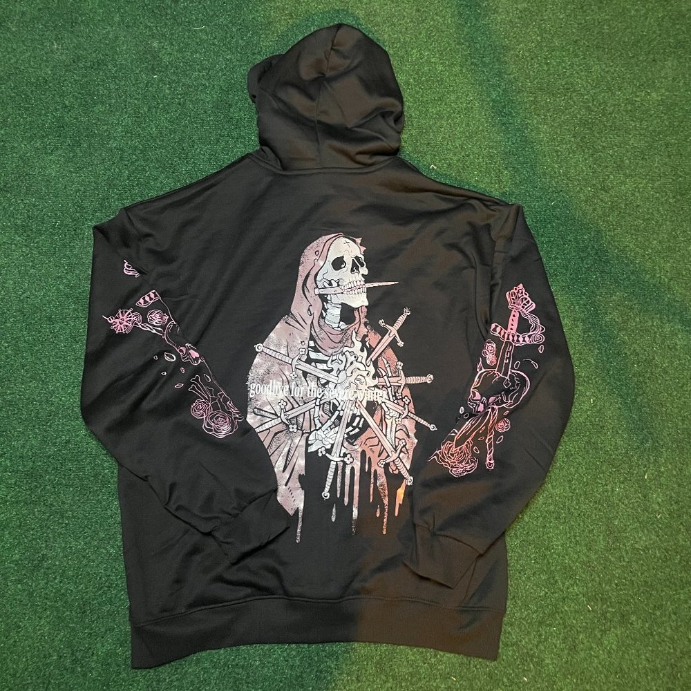 Graphic Zip Up Hoodie
